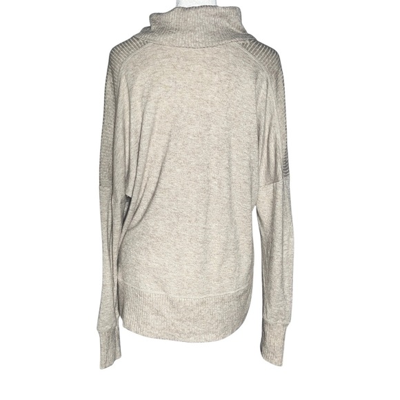 Simply Vera Vera Wang Cowl Neck Sweater | Beige Knit Pullover | Size M - Picture 3 of 8
